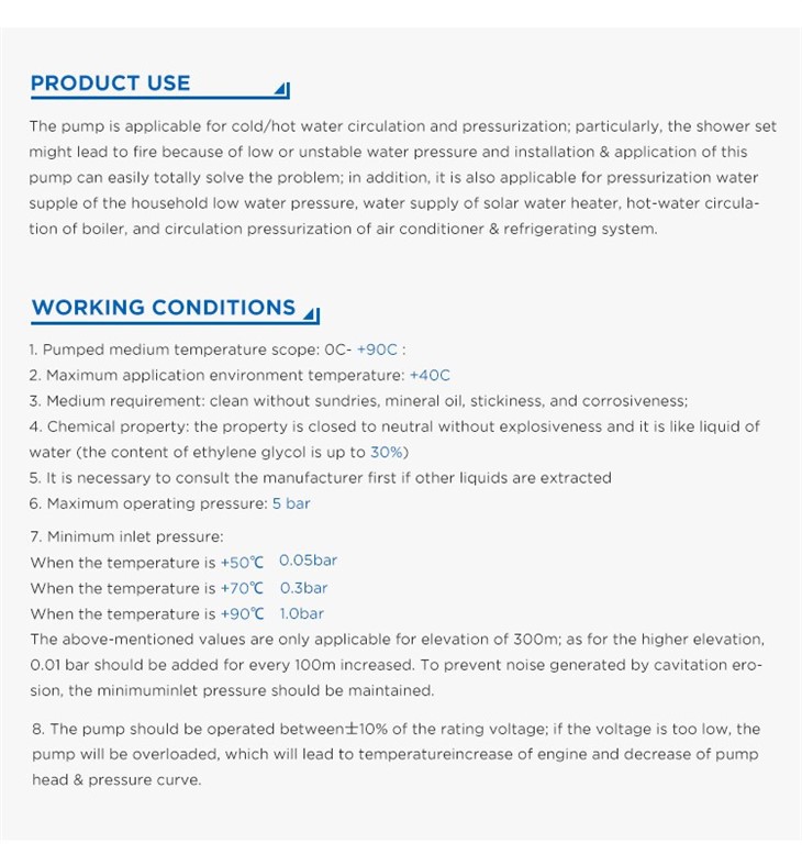 Dps32-6s Hot Water Circulation Pump
