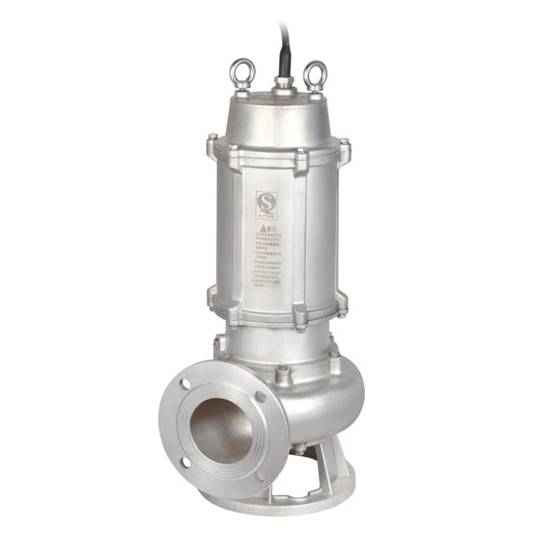 Suministro de fábrica 80WQ45-9-2.2SSlurry Bomba sumergible de aguas residuales de acero inoxidable