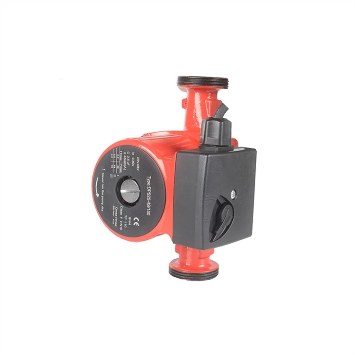 100W insonorizado automático agua caliente bomba de circulación para uso doméstico con el conectador de cobre amarillo