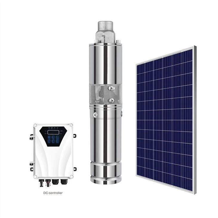 24V, 36V, 48V DC bomba de agua sumergible eléctrica Solar